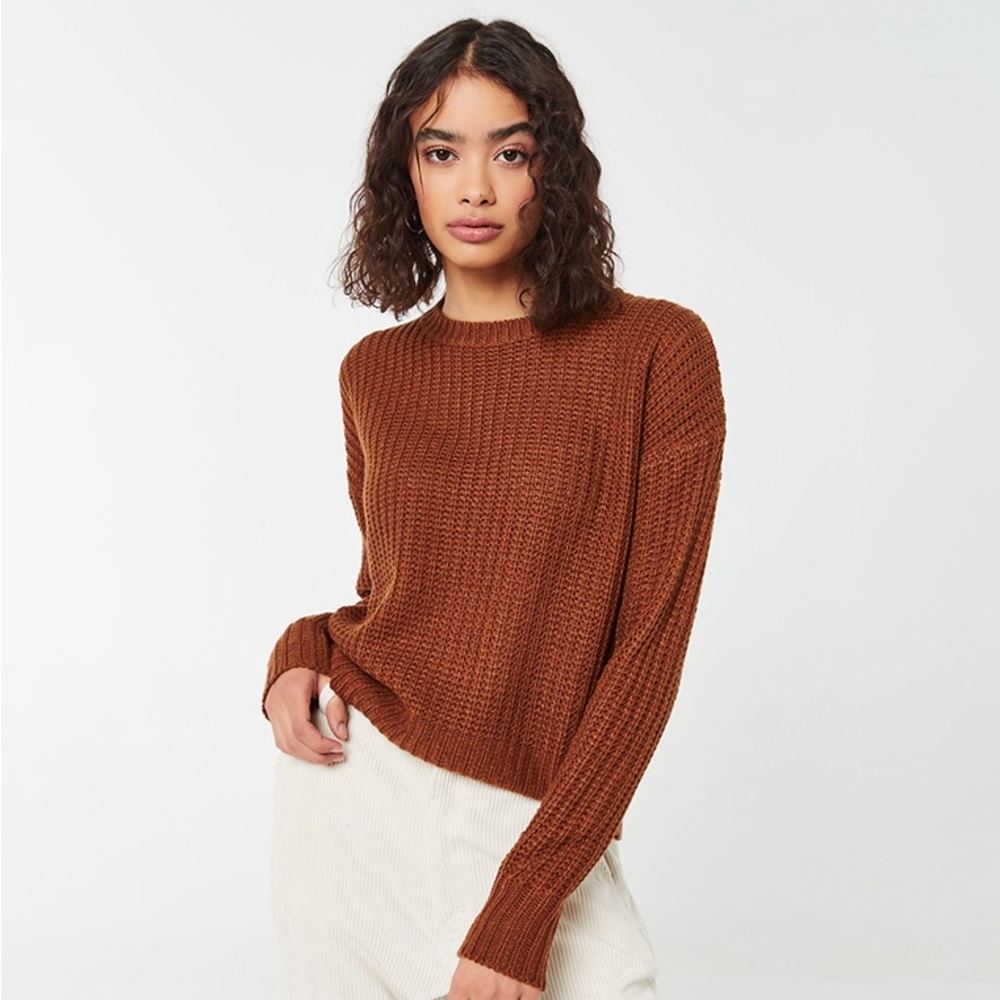 Ardene Burgundy Knit Sweater (size small)
